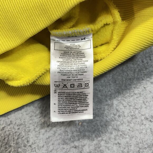 Adidas Marc Gonzales Shmoo Hoodie Men’s Small Yellow Skate Graphic - Picture 6 of 14